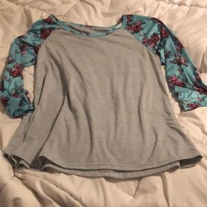 Floral Baseball Shirt